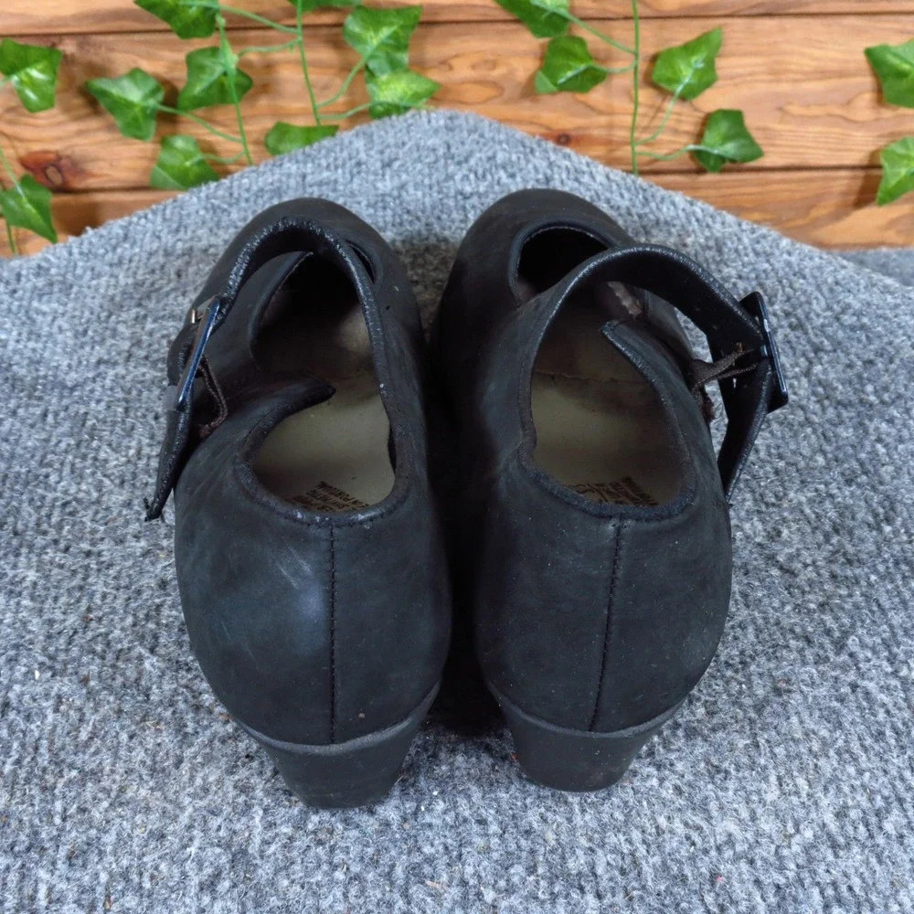 Rieker Ingrid‎ Girls Mary Jane Shoes Size 3.5 School Formal Vintage Black Nubuck